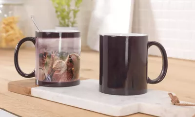 Zaubertasse mit Foto online selbst gestalten
